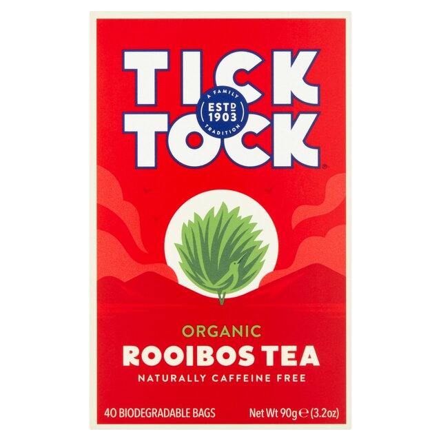 Tick Tock Organic Rooibos Redbush Tea Bags thumbnail 3
