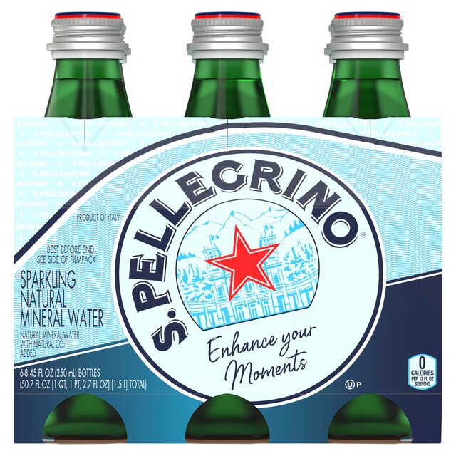 San Pellegrino Sparkling Natural Mineral Water Glass thumbnail 2