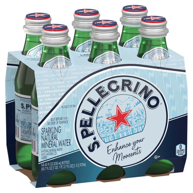 San Pellegrino Sparkling Natural Mineral Water Glass thumbnail 3