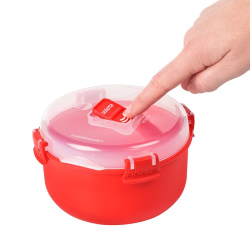 Sistema Microwave Bowl Food Container with Steam Vent 915ml thumbnail 3