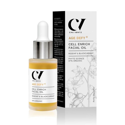Green People Organic Facial Oil, Cell Enrich Age Defy+ by Cha Vohtz, Vegan thumbnail 2