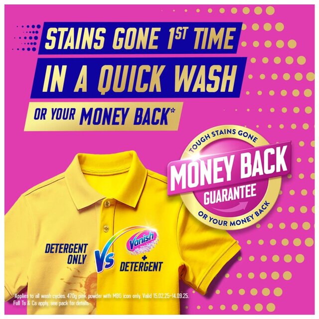 Vanish Oxi Action Fabric Stain Remover Powder Colours thumbnail 4