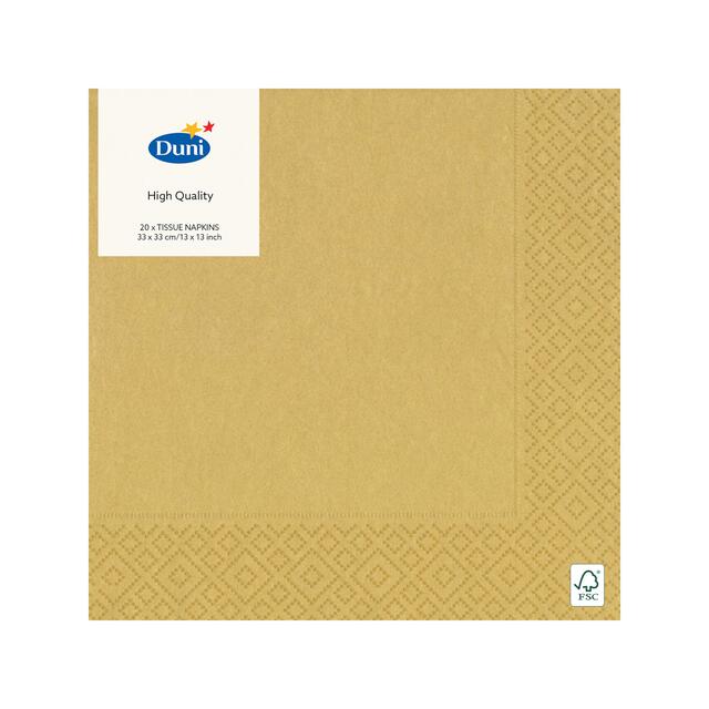 Gold Paper Napkins thumbnail 2
