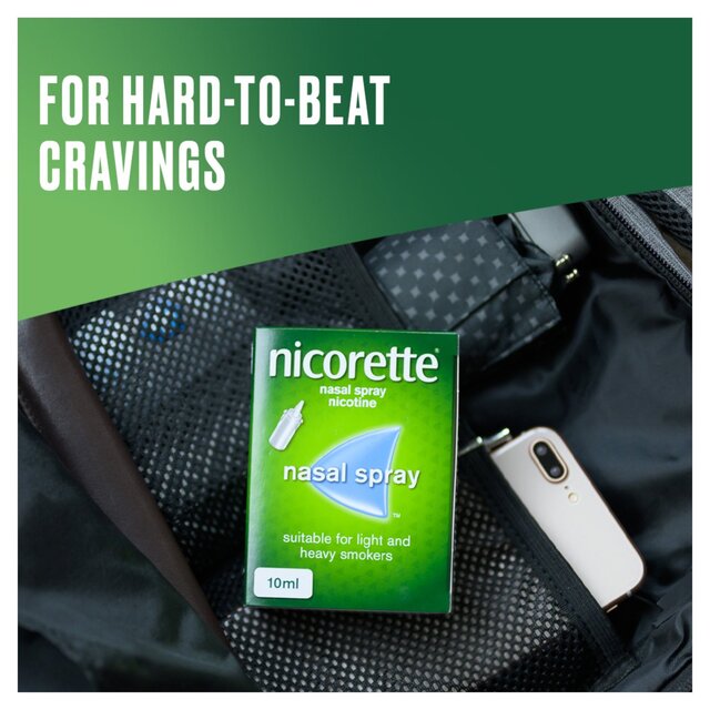 Nicorette Nasal Spray 1x 10ml Quit Smoking Aid thumbnail 2