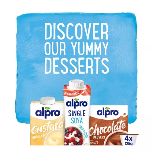 Alpro Chocolate Dairy Free Vegan Soya Dessert thumbnail 3