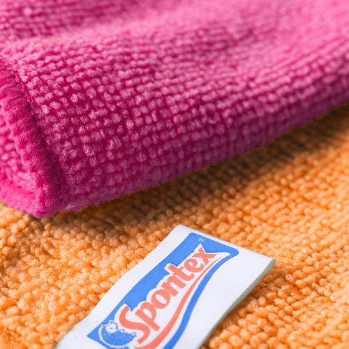 Spontex Microfibre Cloths All Purpose Kitchen and Bathroom Cleaner thumbnail 3