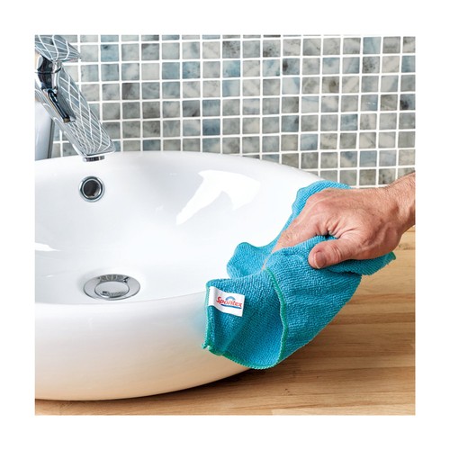 Spontex Microfibre Cloths All Purpose Kitchen and Bathroom Cleaner thumbnail 6