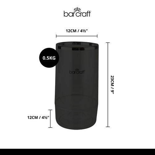 BarCraft Acrylic Double Walled Wine Cooler thumbnail 4