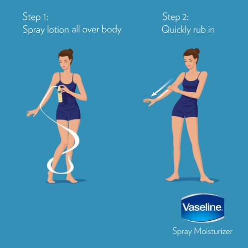 Vaseline Spray & Go Cocoa Body Moisturiser thumbnail 7