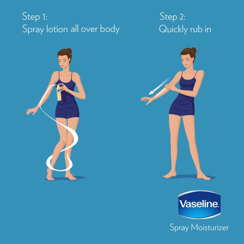 Vaseline Spray & Go Cocoa Body Moisturiser thumbnail 10