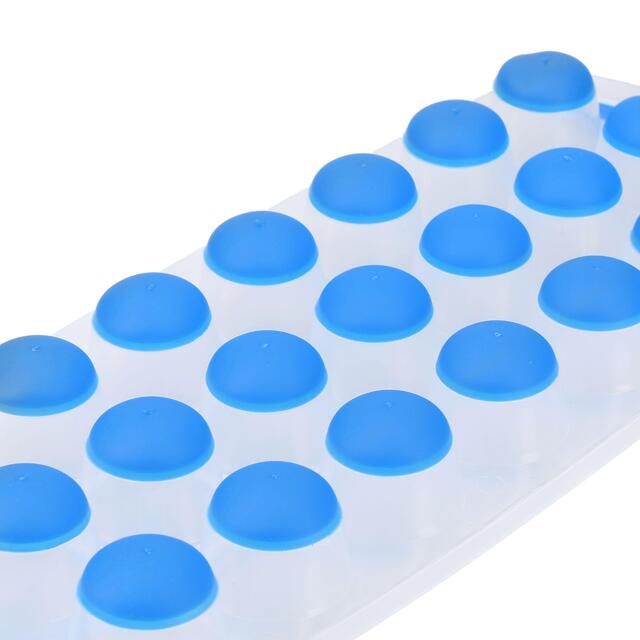 Colourworks Pop Out Flexible Ice Cube Tray, Blue thumbnail 2