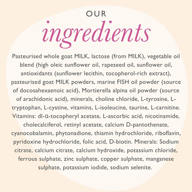 Nannycare 1 First Infant Goat Milk based Powder, From Birth thumbnail 8