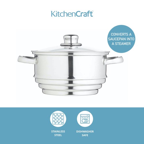 Kitchen Craft Stainless Steel Universal Steamer thumbnail 3
