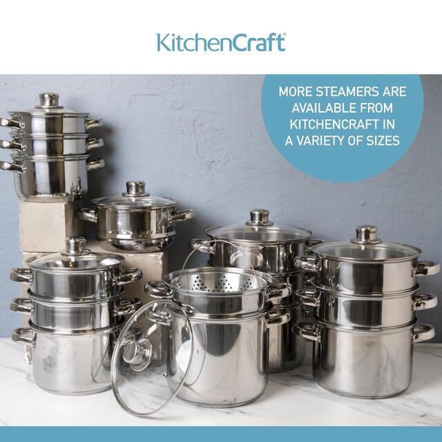 Kitchen Craft Stainless Steel Universal Steamer thumbnail 6