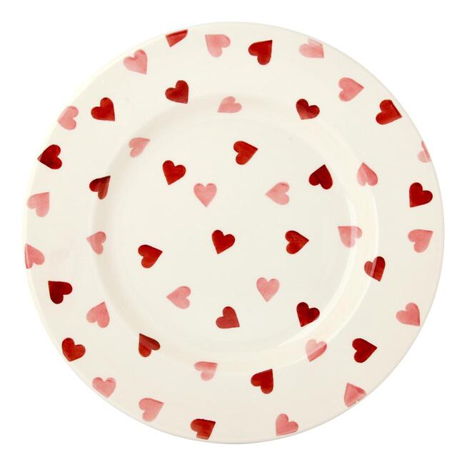 Emma Bridgewater Pink Hearts 10 1/2 Inch Plate