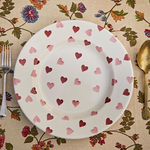 Emma Bridgewater Pink Hearts 10 1/2 Inch Plate thumbnail 3