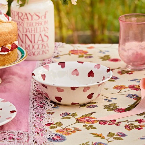 Emma Bridgewater Pink Hearts Cereal Bowl thumbnail 3