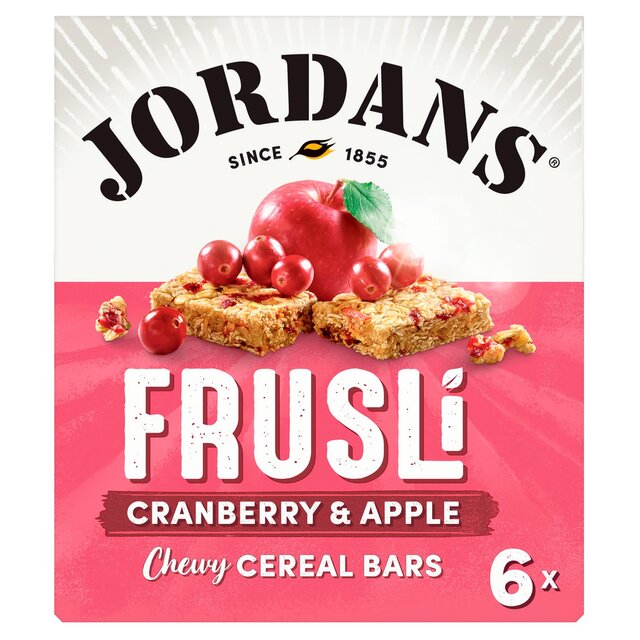Jordans Frusli Cranberry & Apple Chewy Cereal Bars