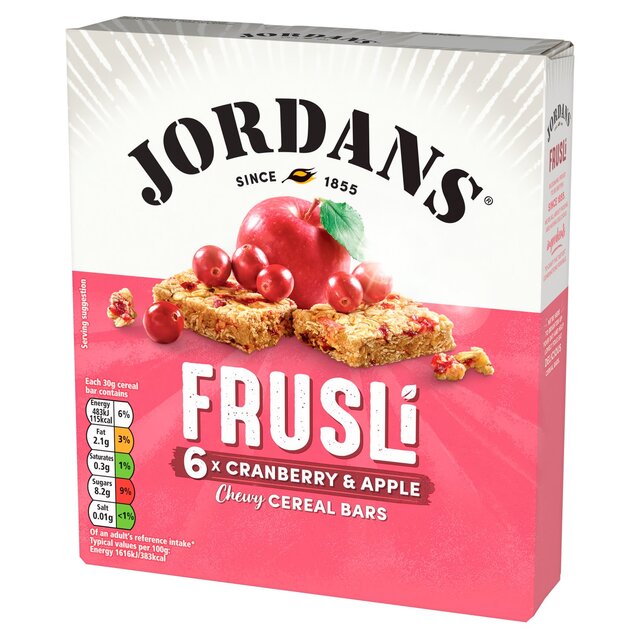 Jordans Frusli Cranberry & Apple Chewy Cereal Bars thumbnail 5