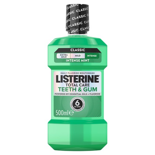 Listerine Total Care Teeth & Gum Intense Mint Classic Mouthwash