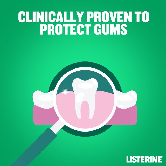 Listerine Total Care Teeth and Gum 10-in-1 Benefit Fresh Mint Mouthwash thumbnail 6