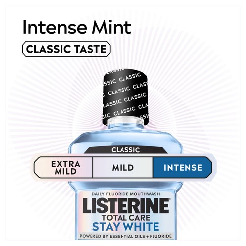 Listerine Total Care Stay White Intense Mint Classic Mouthwash thumbnail 5