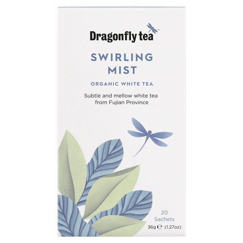 Dragonfly Organic Swirling Mist White Tea Bags