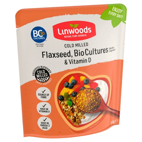 Linwoods Milled Flaxseed, Bio Cultures & Vitamin D thumbnail 2