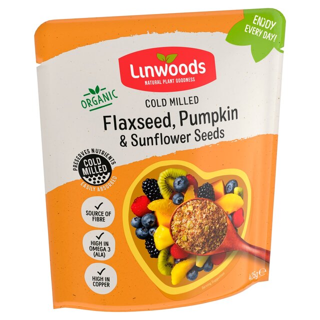 Linwoods Milled Organic Flaxseed, Sunflower & Pumpkin Seeds thumbnail 3