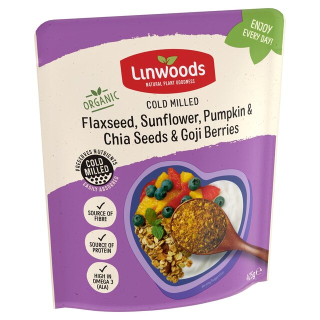Linwoods Milled Flax, Sunflower Pumpkin Chia Seeds & Goji Berries thumbnail 3