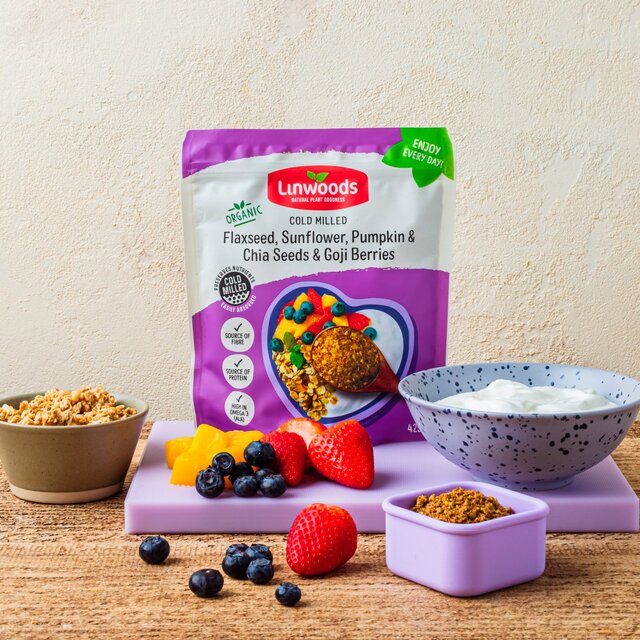 Linwoods Milled Flax, Sunflower Pumpkin Chia Seeds & Goji Berries thumbnail 4