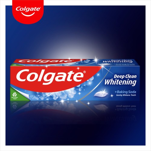 Colgate Deep Clean Teeth Whitening Toothpaste with Baking Soda thumbnail 2