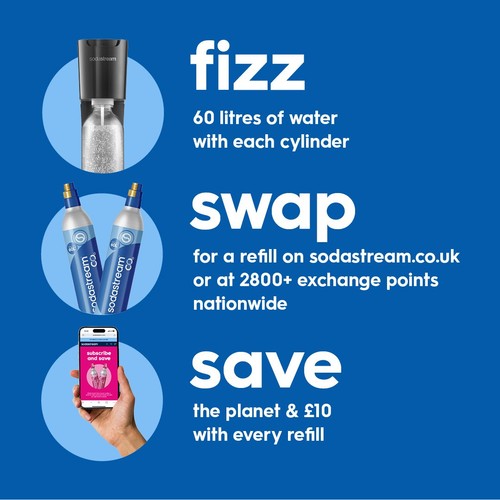 SodaStream Spare CO2 Gas Cylinder thumbnail 3
