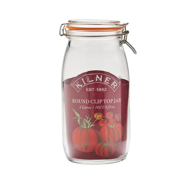 Kilner Clip Top Round Jar 2L thumbnail 2