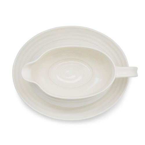 Sophie Conran White Gravy Boat & Stand  thumbnail 3