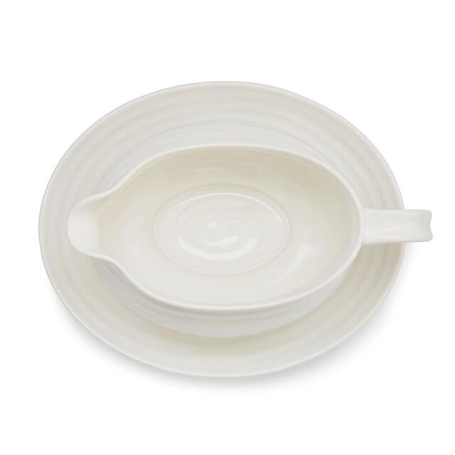 Sophie Conran White Gravy Boat & Stand thumbnail 3