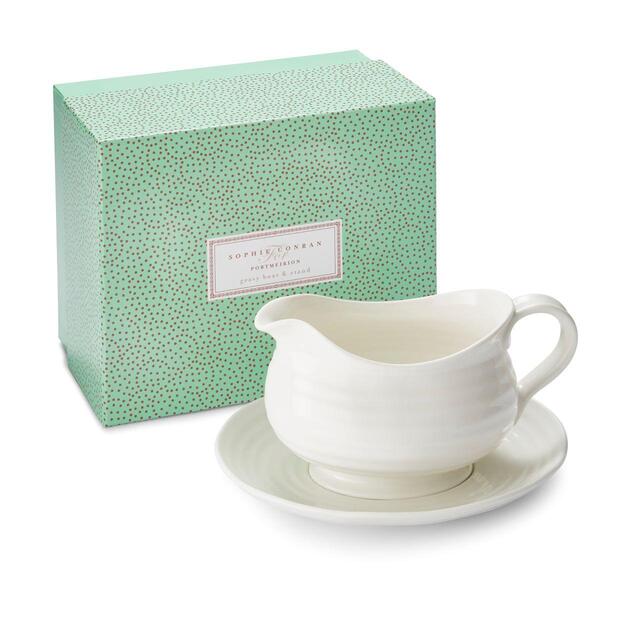 Sophie Conran White Gravy Boat & Stand thumbnail 5