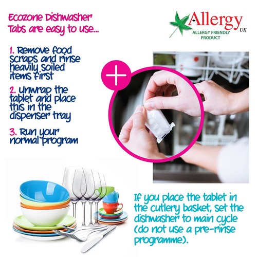 Ecozone Classic Dishwasher Tablets thumbnail 2