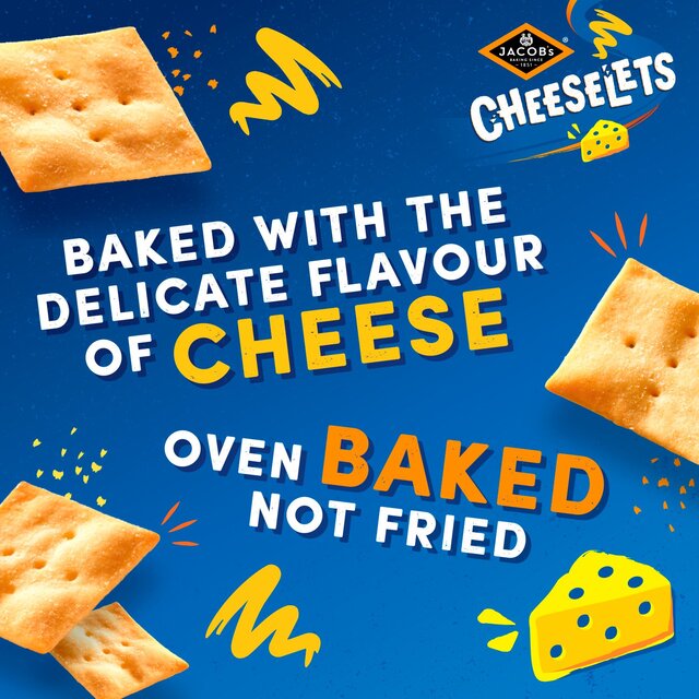 Jacob's Cheeselets Baked Snacks Sharing Bag thumbnail 3