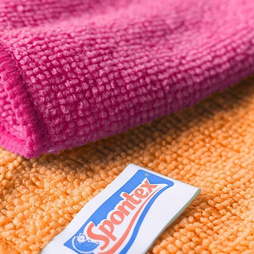 Spontex Microfibre Cloths - Multi Purpose Kitchen and bathroom Cleaner thumbnail 5