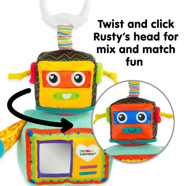 Lamaze Play & Grow Rusty the Robot Buggy Toy 0mths+ thumbnail 5