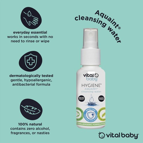 Vital Baby Hygiene AQUAINT Cleansing Water thumbnail 4