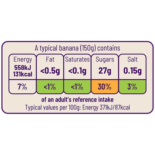 Ocado Rainforest Alliance Ripen at Home Bananas thumbnail 3