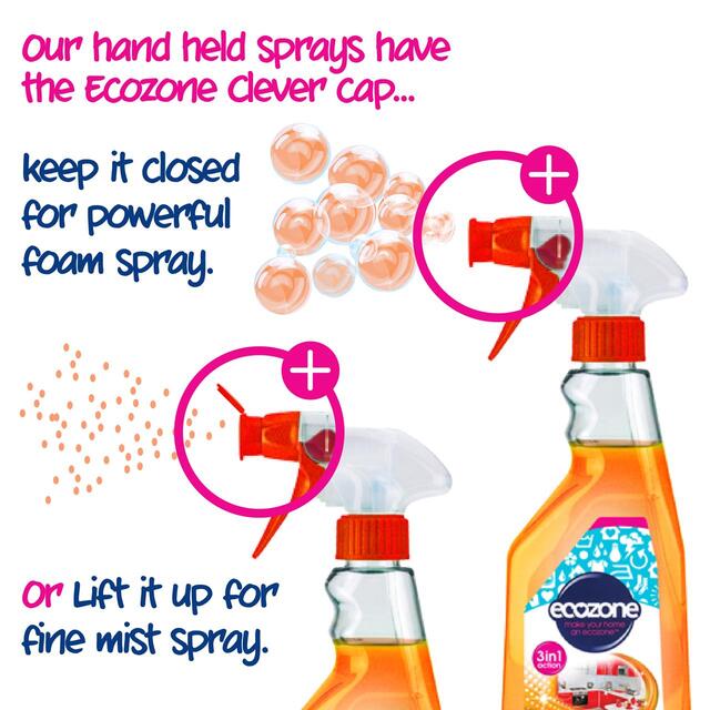 Ecozone 3 in 1 Kitchen Cleaner & Degreaser Spray thumbnail 2