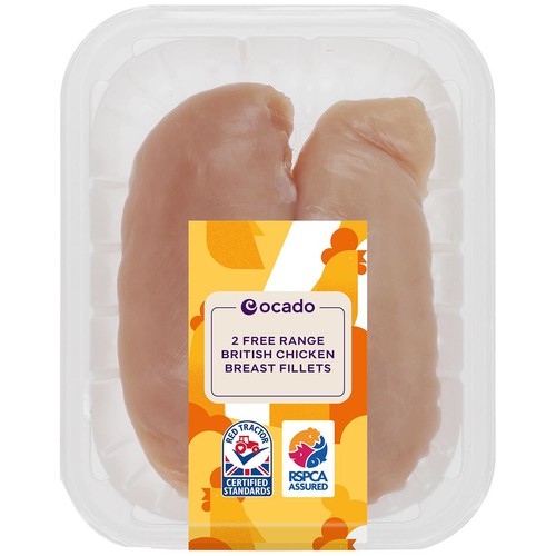 Ocado 2 Free Range Chicken Breast Fillets
