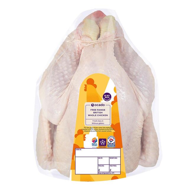 Ocado Free Range Whole Chicken thumbnail 2