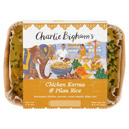 Charlie Bigham's Chicken Korma & Pilau Rice for 2 thumbnail 2