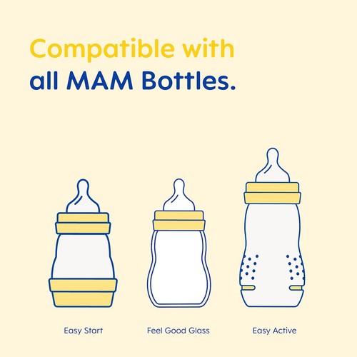 MAM Silicone Cross Cut Bottle Teats 6+ Months thumbnail 4