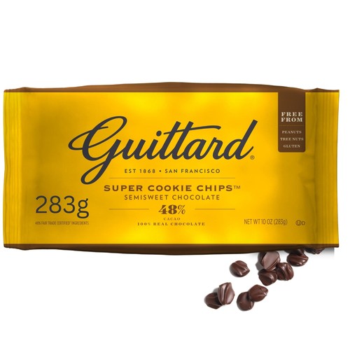 Guittard Super Cookie Semisweet Chocolate Baking Chips 48%