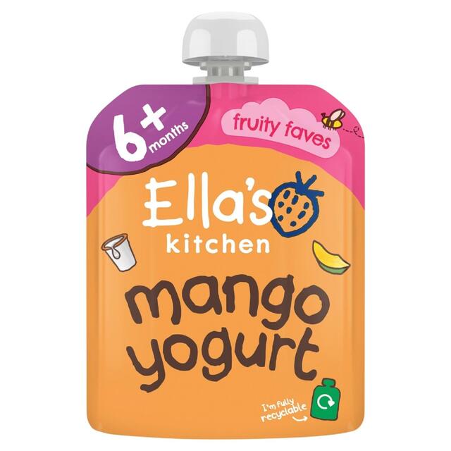Ella's Kitchen Mango Greek Style Yoghurt Baby Food Pouch 6+ Months